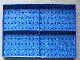 700eX-7G Steen/plaat 10x20 oudere type geen nopgaten onder blauw gebruikt *5K0000
