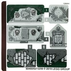 70420stk01 STICKER 70420 Graveyard Mystery NIEUW *0S0000