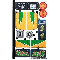 70429stk01 STICKER 70429 El Fuego's Stunt Plane NIEUW *0S0000