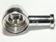 71183-22G Paal lengte 1 met lichthouder chrome zilver gebruikt *1E020