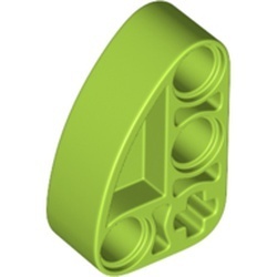 71708-34 Technic Hefbalk 2x3 kwart elips dik lime NIEUW *1D000