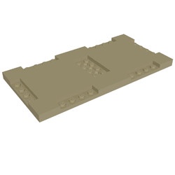 71772-69 WEGPLAAT Steen 8x16x2/3 crème,donker NIEUW *