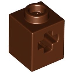 73230-88 Technic, steen 1x1 met Asgat bruin, roodachtig NIEUW *1B013