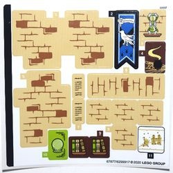 75969stk01 STICKER 75959 HARRY POTTER: Hogwarts Astronomy Tower NIEUW *0S0000