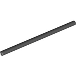75c07-11G Slang star 3mm doorsnede, 7 noppen lengte (5,6 cm) zwart gebruikt *5D0000