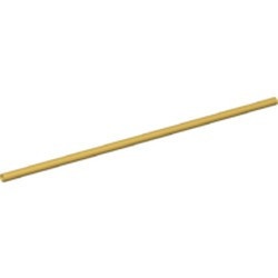 75c16-115 Slang star 3mm doorsnede 16 noppen lengte goud, parel NIEUW *5D0000