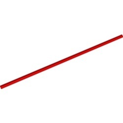 75c17-5G Slang star 3mm doorsnede 17 noppen lengte rood gebruikt *5D0000