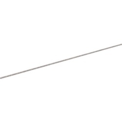 75c43-95 Slang star 3mm doorsnede 43 noppen lengte zilver, mat NIEUW *5D0000
