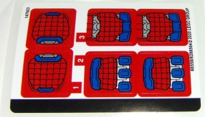76146stk01 STICKER 76146 Spider-Man Tech NIEUW *0S0000