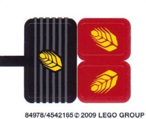 7634stk01 STICKER 7634 Tractor NIEUW *0S0000