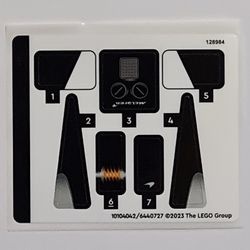 76918stk01 STICKER 76918 Speed Champions- McLaren Solus GT & McLaren F1 LM NIEUW *0S0000