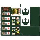 7754stk01 STICKER Star Wars Home One Mon Calami Star Cruiser NIEUW *0S0000