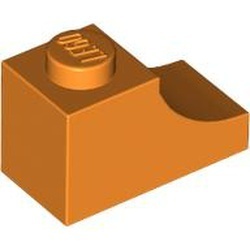 78666-4 Steen, boog 1x2 omgekeerd oranje NIEUW *5B016