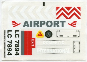 7894stk01 STICKER Airport NIEUW *0S0000