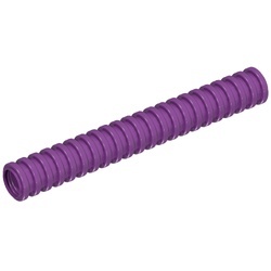 78c07-24G Slang geribbeld lengte 7 noppen paars gebruikt *5D0000