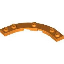 80015-139 Platte plaat rond 5x5 macaroni oranje NIEUW *5D0000