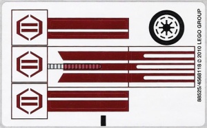 8085stk01 STICKER 8085 STAR WARS Freeco Speeder NIEUW *0S0000