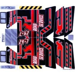 8285stk01 STICKER 8285 Tow Truck NIEUW *0S0000