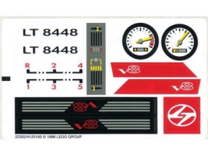 8448stk01 STICKER 8448 Super Street Sensation NIEUW *0S0000