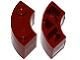 85080-59 Steen 2x2 gebogen (Macaroni) NIEUWE STIJL (andere bodem) rood, donker NIEUW *1B065