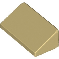 85984-2 Dakpan klein 30 graden 2x1x 2/3 (2 nop breed) crème NIEUW *1B192