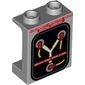87552pb016b-1 Paneel 1x2x2 met patroon en tekst "Disconnect…From Light" MET zijschotjes transparant NIEUW *1L0000
