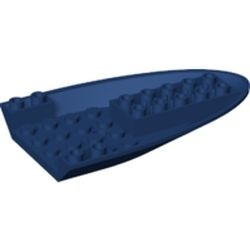 87611-63 Vliegtuig bodem 6x10 met 3 gaten blauw, donker NIEUW *