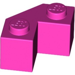 87620-47 Steen 2x2 facet roze, donker NIEUW *1B014