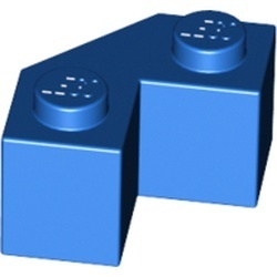 87620-7 Steen 2x2 facet blauw NIEUW *1B014