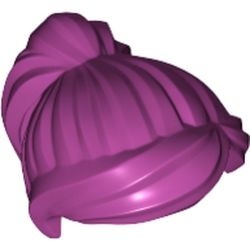 87990-71 Haar vrouw- paardenstaart magenta NIEUW *0L0000