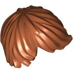 87991-68 Haren- man gekruld met zijstuk oranje, donker NIEUW *0L0000