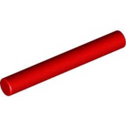 87994-5 Paal lengte 3 noppen rood NIEUW *