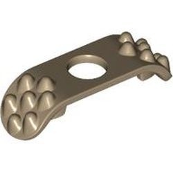 88295-69 Schouderbescherming met spikes crème,donker NIEUW *0B0000