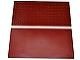 90498-59 Tegel 8x16 bodemnoppen rood, donker NIEUW *5A065