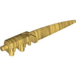 92218-115G Hero Factory wapen - flexibel rubber goud, parel gebruikt *1R0000