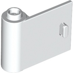 92262-1 Deur 1x3x2 links OPEN midden tussen scharnieren wit NIEUW *1B274
