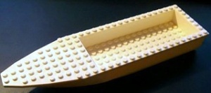 92710c02-1G Drijvende boot 28x8 (pakketzending) wit gebruikt *