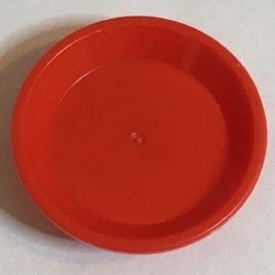 93082f-5 Bord (Friends) rood NIEUW *0L0000