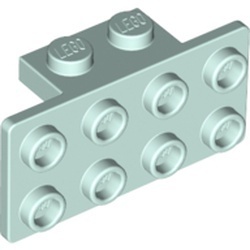 93274-152 Verbindingsplaat 1x2- 2x4 (breed) aqua, licht NIEUW *1B264