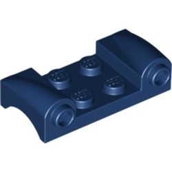 93590-63 Plaat 2x4 met spatbord MET RONDE KOPLAMPEN blauw, donker NIEUW *5A020