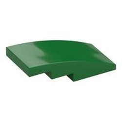 93606-6 Dakpan 4x2 gebogen geen noppen groen NIEUW *1B103