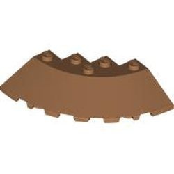 95188-150 Steen, 6x6 hoek met 33 graden afloop caramel, midden NIEUW *5K000