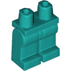 970c00-39 Benen en heupen gelijke kleur turquoise, donker gebruikt *2B000
