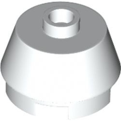 98100-1 Kegel toelopend 2x2 wit NIEUW *1B087