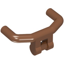 98397-88 Hendels met gebogen handvaten bruin, roodachtig NIEUW *0W004