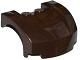 98835-120 Motorkap 3x4x1 2/3 gebogen voorkant bruin, donker NIEUW *0B003