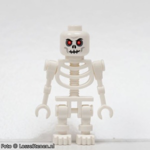 cas328 Undead- Skeletstrijder 2, wit NIEUW *0M0000