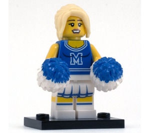col01-2 Cheerleader met pompoenen en standaard zonder instructie NIEUW *0M0000