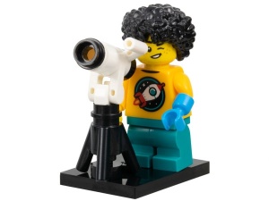 col27-4 Astronomer Kid met standaard en telescoop *