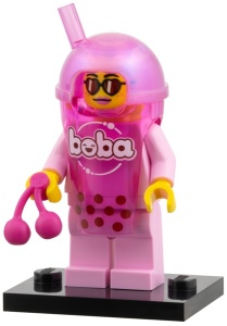 col29-5 Boba Cup fan met kersern en standaard *